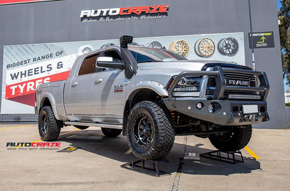 DODGE RAM CRUSH GLOSS BLACK DOUBLE DARK TINT